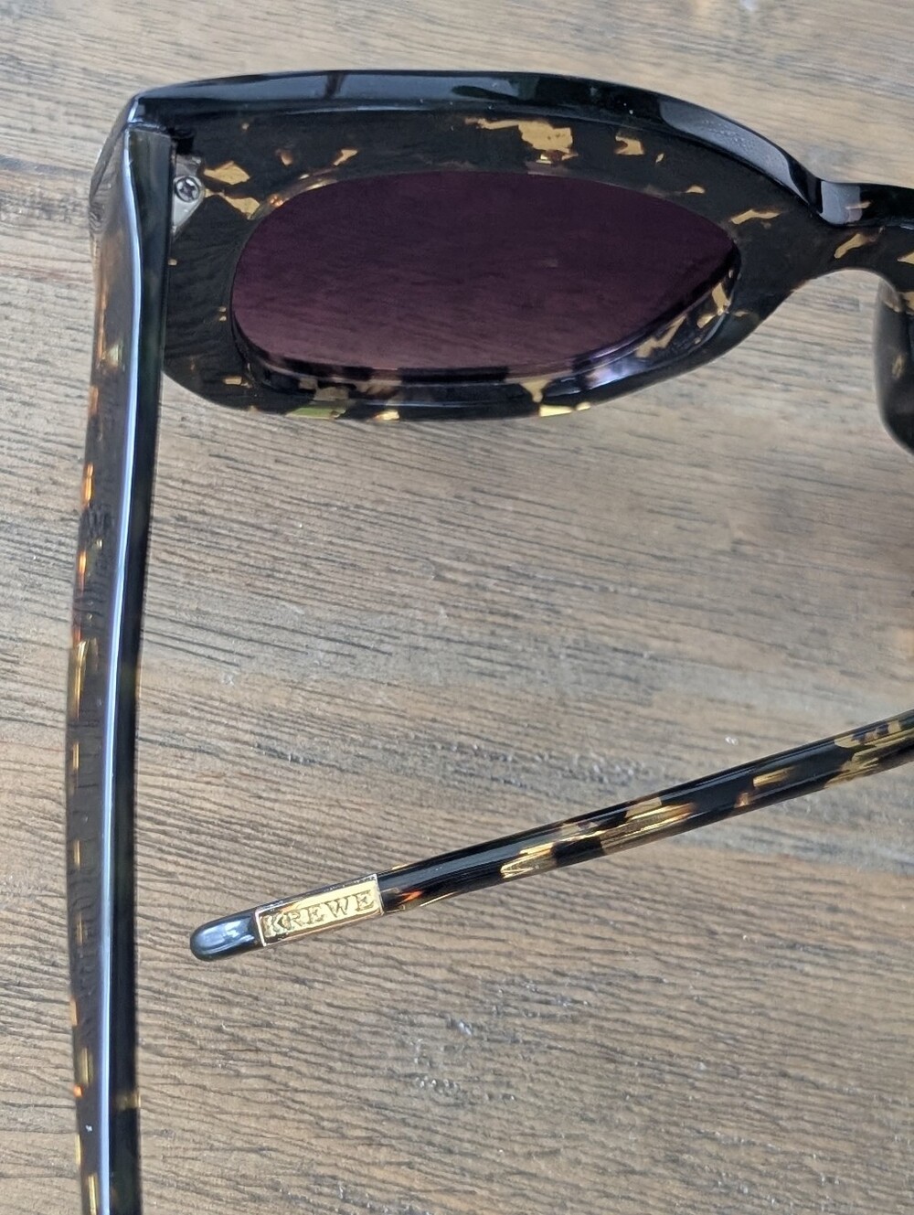 KREWE du optic Dauphine Flat Lens in Zulu Tortoise - Picture 8 of 16